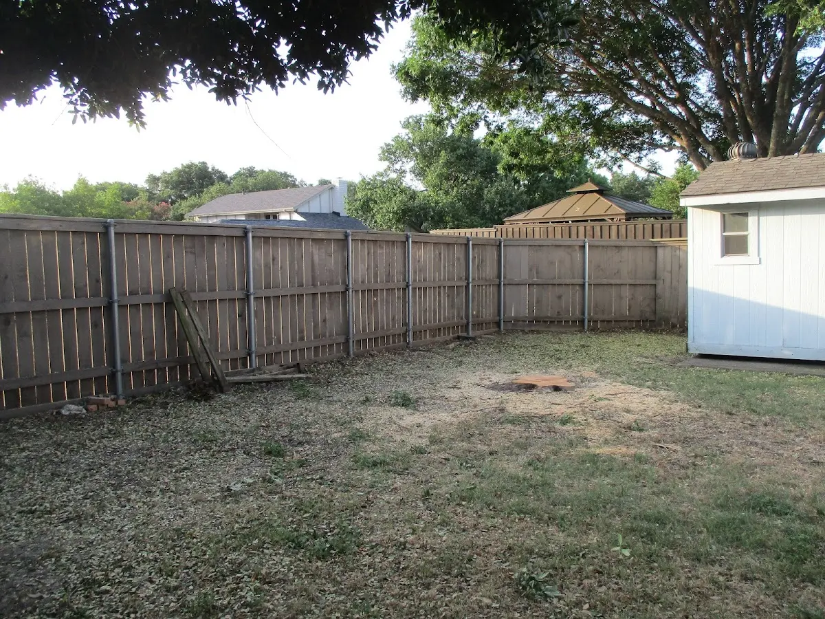 Cleared yard after professional tree removal in Autaugaville
